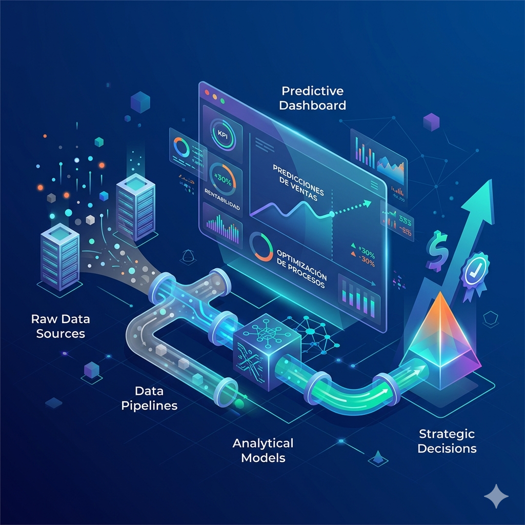 Análisis de datos e inteligencia de negocio con IA